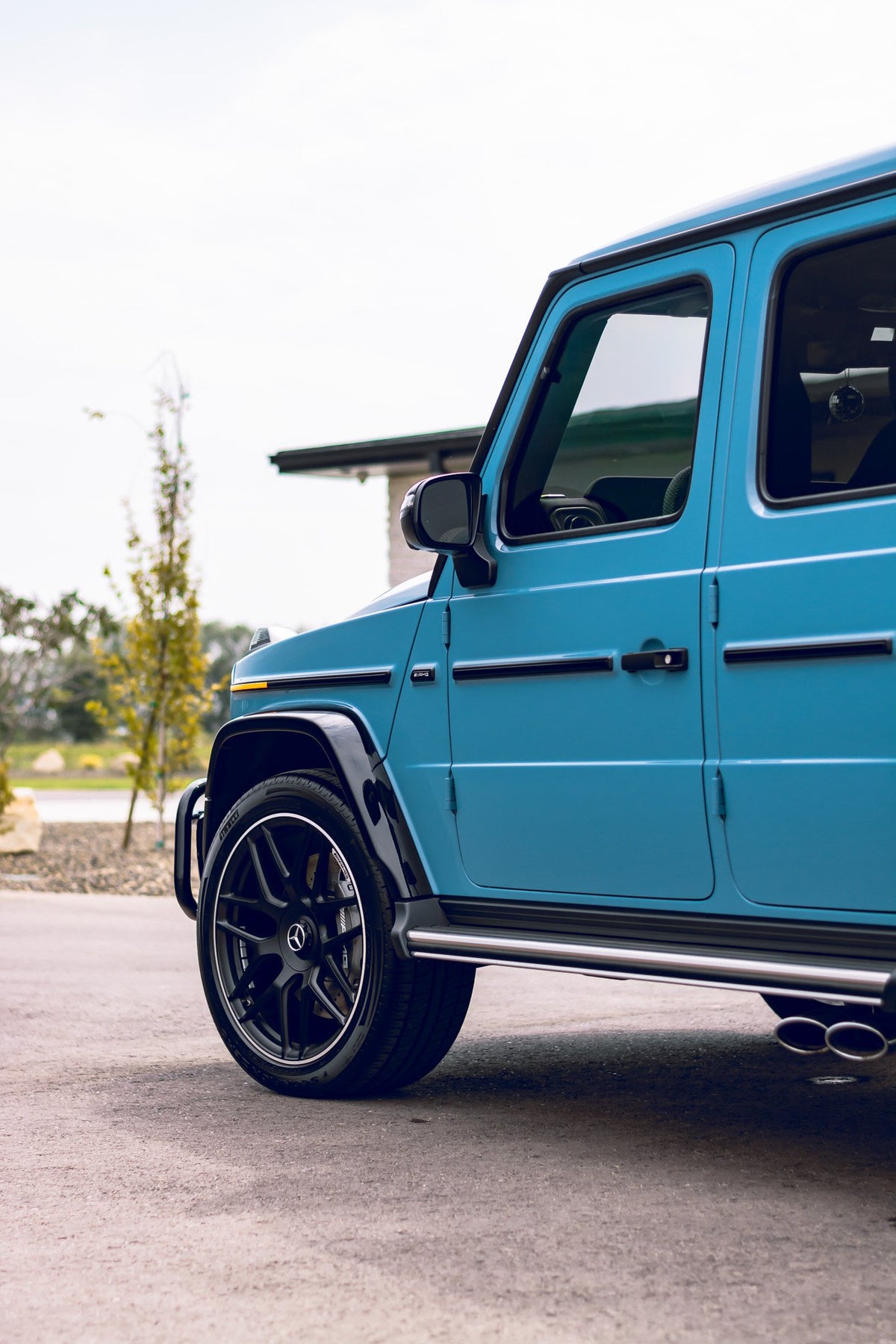 light blue g wagon