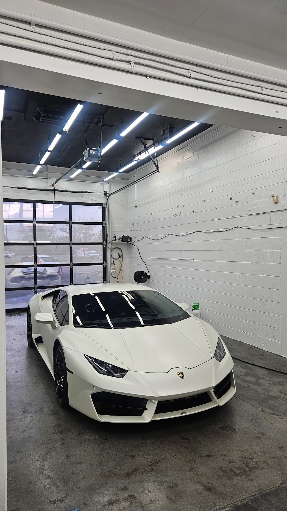 white lamborghini